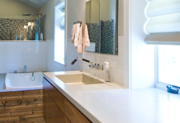 Repurposed Wood Bath